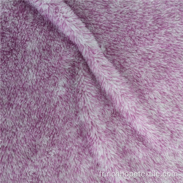 Tissu en peluche à poils longs polaire Arctic Velvet